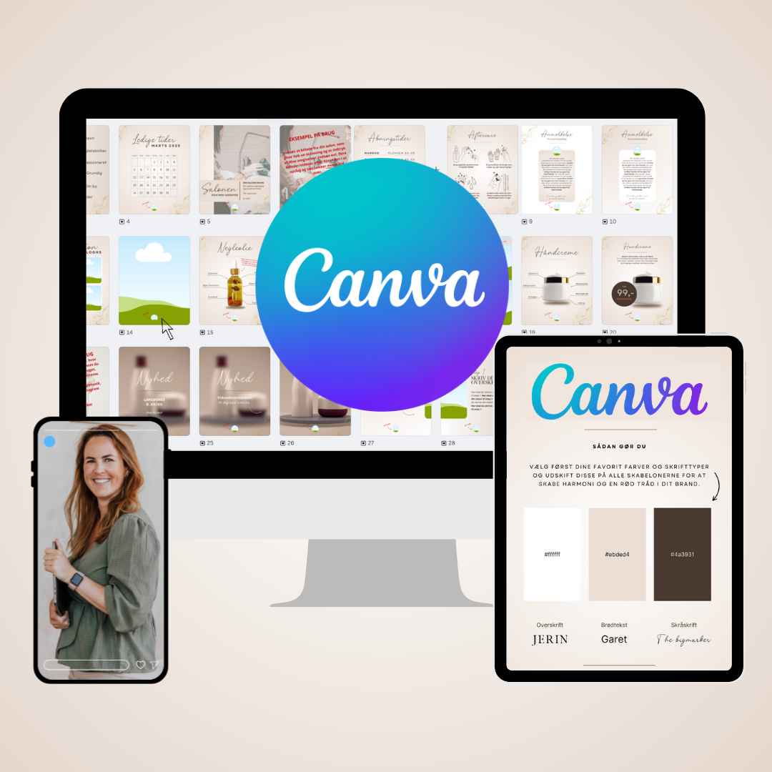 Canva &amp; visuel identitet � Et visuelt udtryk du kan st� inde for